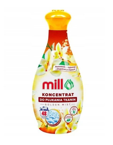 MILL Koncentrat do płukania tkanin GOLDEN MIST 1,3L. 48 płukań