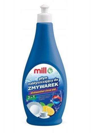 MILL Nabłyszczacz do naczyń 3 in 1 500 ml
