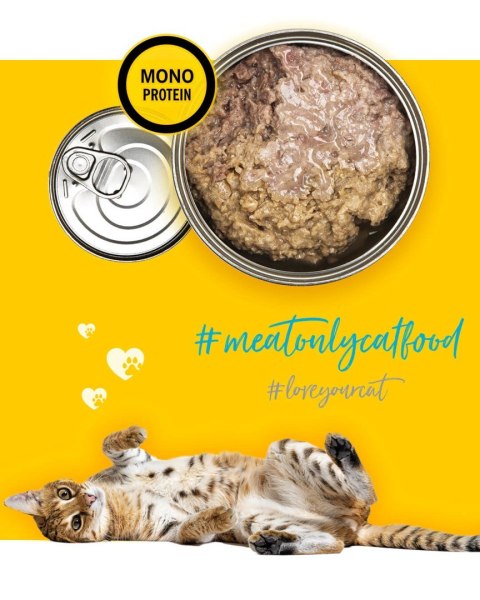 3Coty CHICKEN with hearts for Adult cats 80g