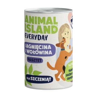 ANIMAL ISLAND Everyday wołowina i jagnięcina dla szczeniąt puszka 400g