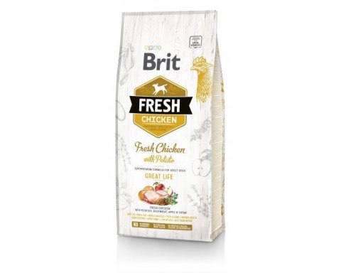 BRIT Fresh Chicken & Potato Adult Great Life 12kg