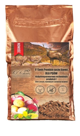 O´Canis Premium jeleń,ziemniak,burak dla psa 12kg (WYPRZEDAŻ)