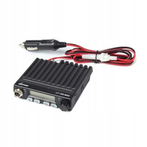 CB Radio LUITON LT-198 Mini ASQ 12V/24V z wtykiem do zapalniczki AM FM