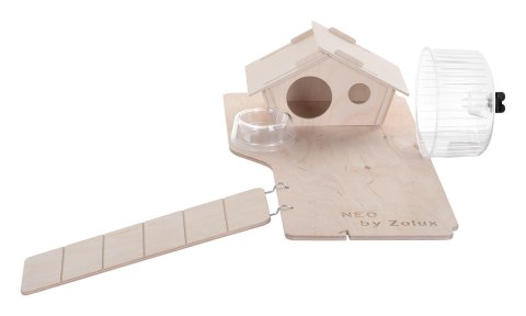 ZOLUX Neo Nigha mała H36 czarna - klatka dla gryzoni i małych zwierząt (WYPRZEDAŻ)