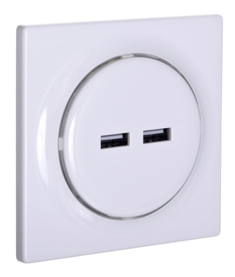Inteligentne gniazdko USB FIBARO Walli N Outlet, białe (FGWU-021)