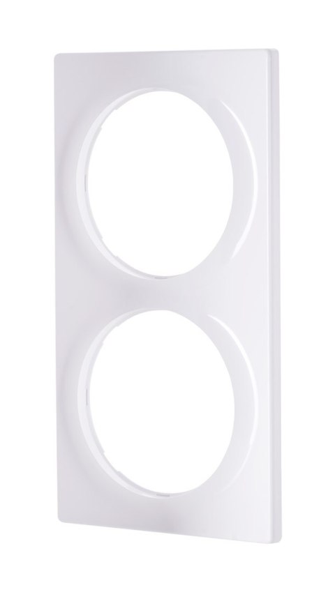 Podwójna ramka ozdobna FIBARO Double Cover Plate, biała (FG-Wx-PP-0003)