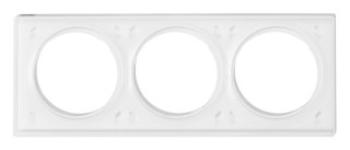 Potrójna ramka ozdobna FIBARO, biała (FG-Wx-PP-0004)