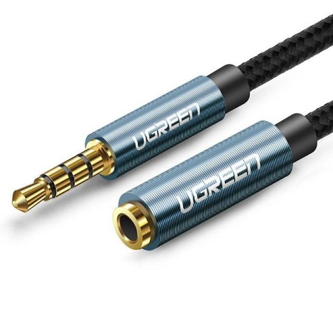 Ugreen kabel adapter przedłużacz AUX mini jack 3,5 mm 2m (niebieski)