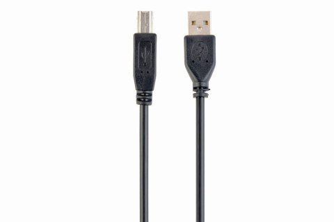 Kabel GEMBIRD CCP-USB2-AMBM-10 (USB 2.0 typu A M - USB 2.0 typu B M; 3m; kolor czarny)