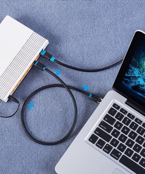 Kabel Ethernet Vention Cat8 SFTP 40Gbps 2GHz 1m