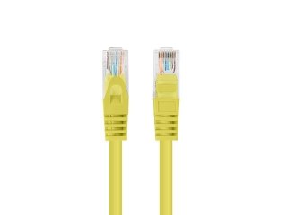 PATCHCORD KAT.6 UTP 0.25M ŻÓŁTY FLUKE PASSED LANBERG 10-PACK