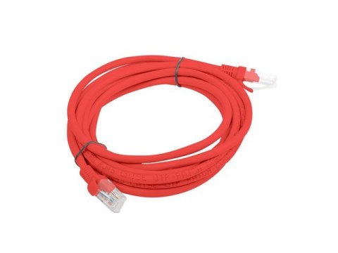 PATCHCORD KAT.6 UTP 3M CZERWONY FLUKE PASSED LANBERG 10-PACK