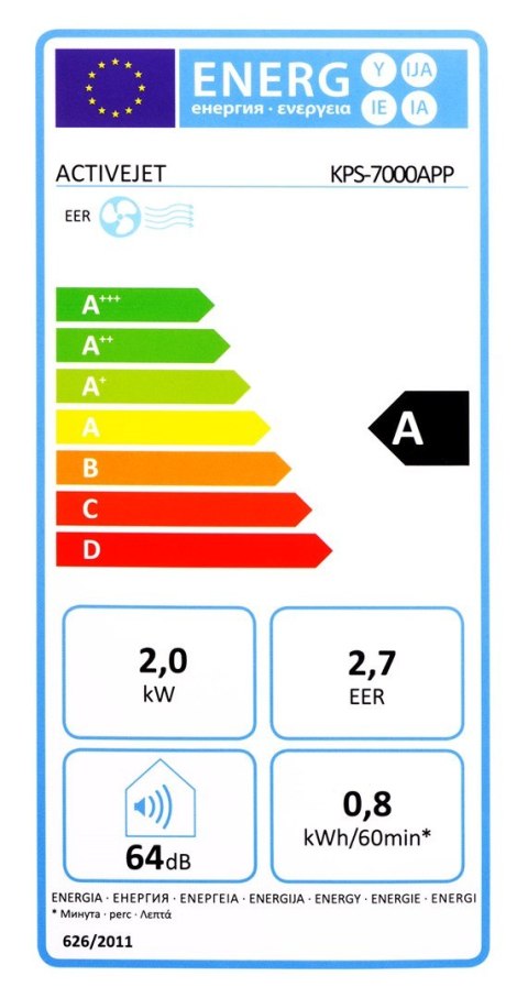 Klimatyzator przenośny Activejet KPS-7000APP