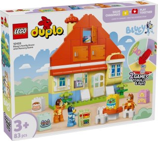 LEGO DUPLO Bluey 10459 Dom rodzinny Blue z grą pamięciową
