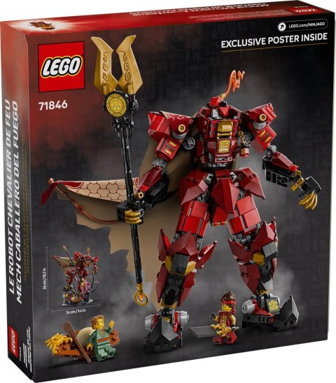 LEGO NINJAGO 71846 Mech ognistego rycerza