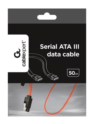 Kabel GEMBIRD CC-SATAM-DATA (SATA - SATA ; 0,50m; kolor czerwony)