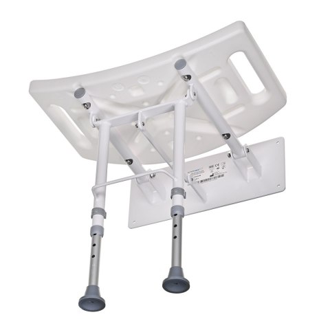 Krzesło prysznicowe składane przyścienne