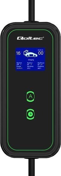 Qoltec Mobilna ładowarka do samochodów EV 2w1 Typ2 7kW 230V CEE 3 PIN