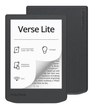 Ebook PocketBook Verse Lite 619 6" E-Ink Carta 8GB Wi-Fi Gray