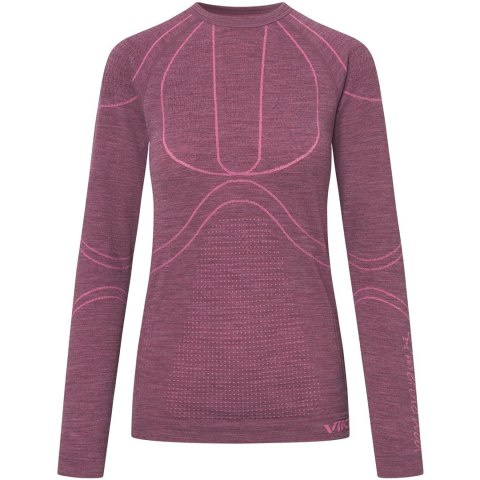 Bielizna termoaktywna damska VIKING Lana Pro Longsleeve Merino rozmiar S, różowa
