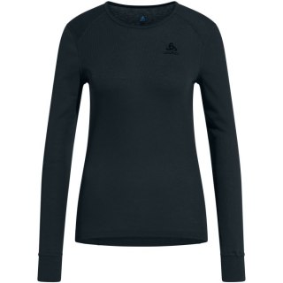 Bielizna termoaktywna z długim rękawem Odlo BL TOP crew neck l/s ACTIVE WARM roz. M Niebiesko-szara