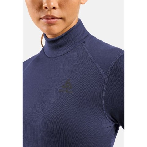 Koszulka termoaktywna damska turtle neck Odlo BL TOP Active Warm rozmiar S, niebieska