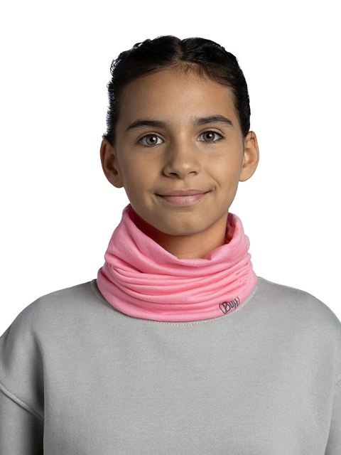 Bandana dziecięca Buff Merino Lightweight, solid rose pink
