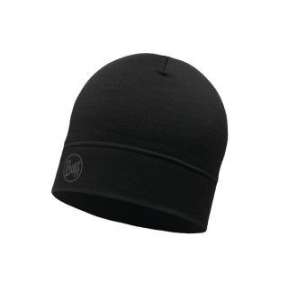 Czapka Buff Merino Lightweight, solid black