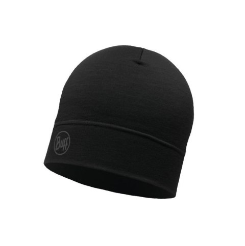 Czapka Buff Merino Lightweight, solid black