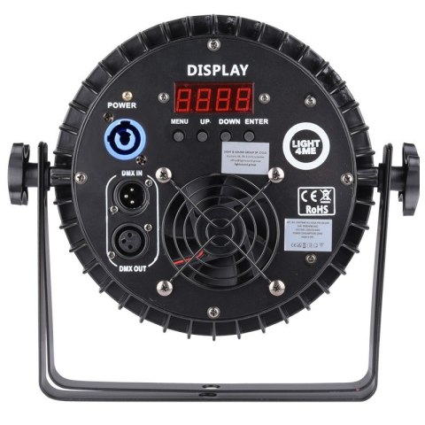 LIGHT4ME ALU QUAD PAR 18x6W RGBW - Reflektor sceniczny