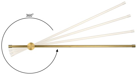 Lampa ścienna LED Activejet AJE-HILTON Patyna WW (WYPRZEDAŻ)