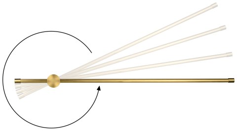 Lampa ścienna LED Activejet AJE-HILTON Patyna WW (WYPRZEDAŻ)