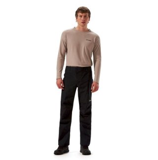 Spodnie przeciwdeszczowe męskie Berghaus Hillwalker rozmiar M, czarne