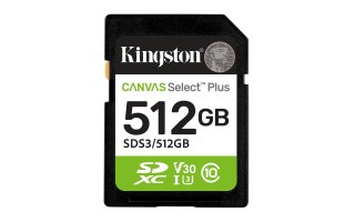 KINGSTON SDXC 512GB Canvas Select Plus Gen3 150MB/s