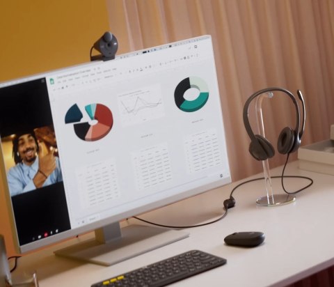 Słuchawki Logitech H390 981-000406 (kolor czarny)