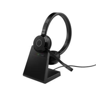Słuchawki nauszne Jabra Evolve 65 TE Stereo, czarne + stand
