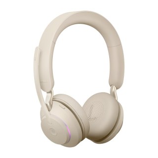 Słuchawki nauszne bezprzewodowe Jabra Evolve2 65 MS Stereo Link380c, beige