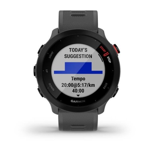 Zegarek sportowy Garmin Forerunner 55 42mm, monterra grey