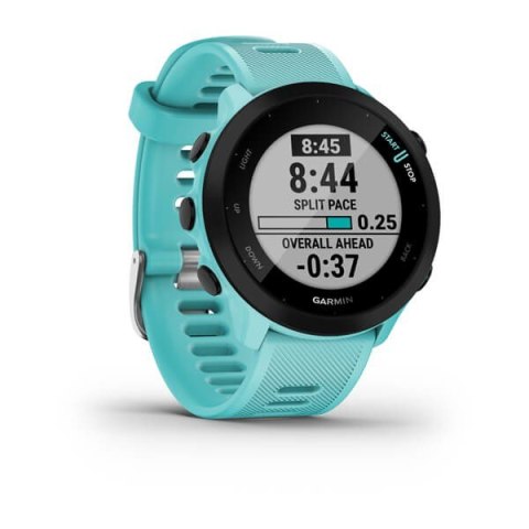Zegarek sportowy Garmin Forerunner 55 42mm, turkusowy