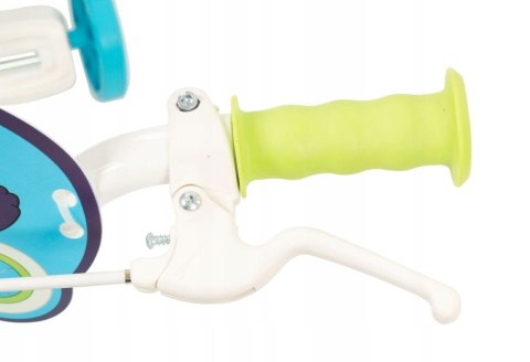 Rower dziecięcy TOIMSA Bluey 12" Błękitno-limonkowy