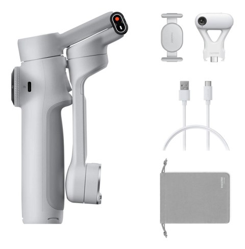 Insta360 Flow 2 AI Tracker Bundle (Stone Gray) - gimbal z modułem śledzenia AI