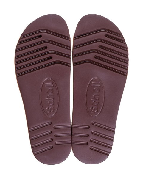 Wygodne sandały Scholl AIR BAG BACK STRAP BRĄZ 42