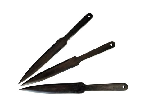 Noże do rzucania sportowego KAL22 LIDER 3szt czarne