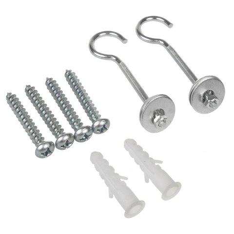 MACLEAN ZESTAW 2 WIESZAKÓW DO EKRANÓW PROJEKCYJNYCH, MAX. OBCIĄŻENIE 25KG (DLA ZESTAWU), ZE STALI MC-923