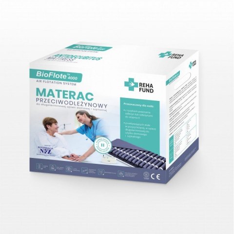 Materac pneumatyczny komorowy, 17 komór CPR BioFlote 4000