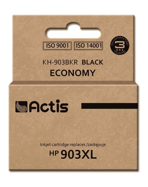 Actis KH-903BKR Tusz (zamiennik HP 903XL T6M15AE; Standard; 30 ml; czarny) - Nowy Chip