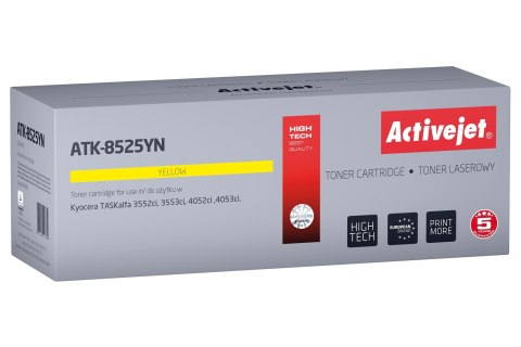 Activejet ATK-8525YN Toner (zamiennik Kyocera TK-8525Y; Supreme; 20000 stron; żółty)