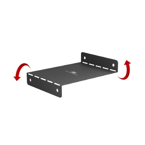 MACLEAN KOMPAKTOWY ORGANIZER PODBIURKOWY NA KABLE, MAX. OBCIĄŻENIE 5KG, CZARNY MC-107 B