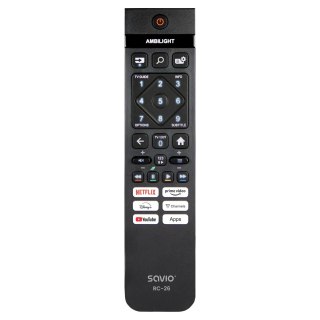 SAVIO PILOT UNIWERSALNY/ZAMIENNIK DO TV PHILIPS - SMART TV RC-26
