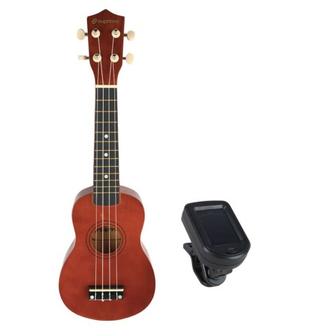SUPRIMO UK21 SET DW - Ukulele sopranowe 21" ciemne